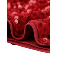 thumbnail image 5 of INSPIRE CHIC Camisole Courte en Velours à Paillettes à Bretelles Spaghetti pour Femme, Boîte de Nuit Fête, Rouge, m, 5 of 5