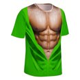 thumbnail image 5 of LSLJS T-Shirt à Manches Courtes Col Rond Imprimé Muscle pour Hommes, Chemises et T-Shirts Athlétiques pour Hommes Cadeaux pour Hommes, 5 of 5