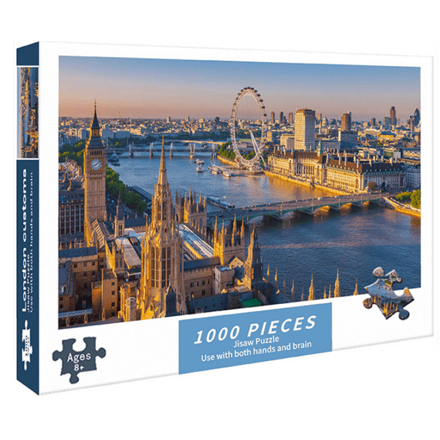 Jigsaw Puzzles for Adults Kids 1000 Pieces, Large Puzzle Family Game Adult Decompression Child Education Gift for DIY Intellective Educational Game, Gift