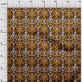 thumbnail image 2 of oneOone Georgette Viscose Fabric Stripe & Paisley Ikat Printed Craft Fabric BTY 42 Inch Wide, 2 of 4