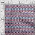 thumbnail image 1 of oneOone Polyester Lycra Fabric Geometric Ikat Decor Fabric Printed BTY 56 Inch Wide, 1 of 4