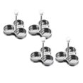 thumbnail image 1 of Kitchen Utensils Set Stainless Egg Poacher Egg Poacher Pan Poached Egg Cooker Nonstick Poached Egg Pan Boiled Eggs Maker Egg Pan With 3 Cups Egg Cooker Poached Egg Maker For Kitchen 2PCS Silver, 1 of 8