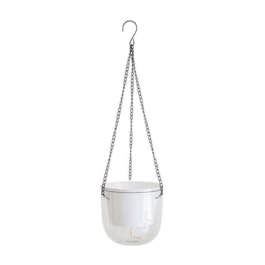 Pot de Fleurs Suspendu Suspendu de Table Transparent Auto-Absorbant Paresseux Pot de Fleurs Hydroponique Culture en Sol Vert Pot de Fleurs Luo Grands Vases en Céramique pour Plancher Support de Pot de Fleurs pour Succulentes Petites Fleurs en Vrac
