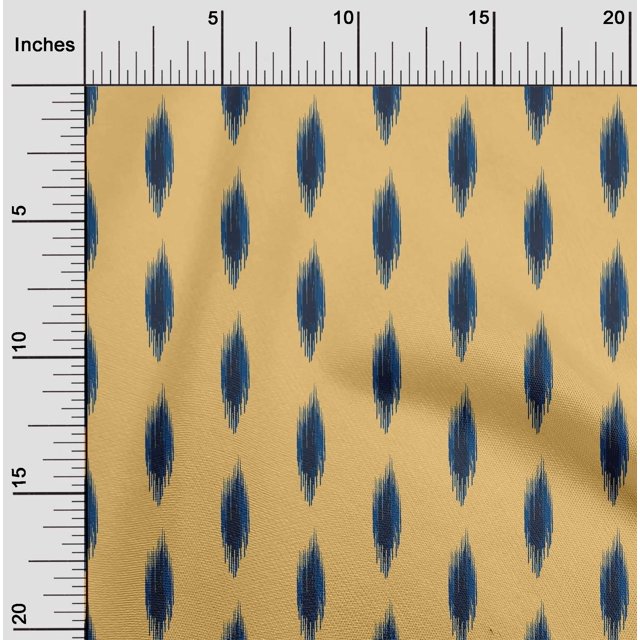 oneOone Polyester Lycra Fabric Abstract Ikat Print Fabric BTY 56 Inch Wide