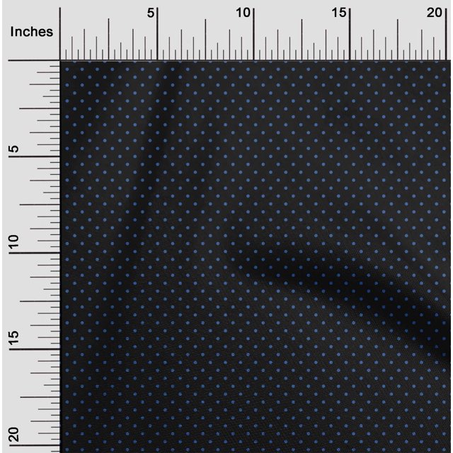 oneOone Polyester Lycra Fabric Polka Dots Print Fabric BTY 56 Inch Wide