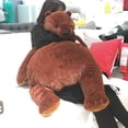 thumbnail image 2 of 100cm Simulation Djungelskog Brown Bear Giant Plush Teddy Bear Toy Stuffed Animals Soft Cushion Girl Kids Birthday Gift, 2 of 5