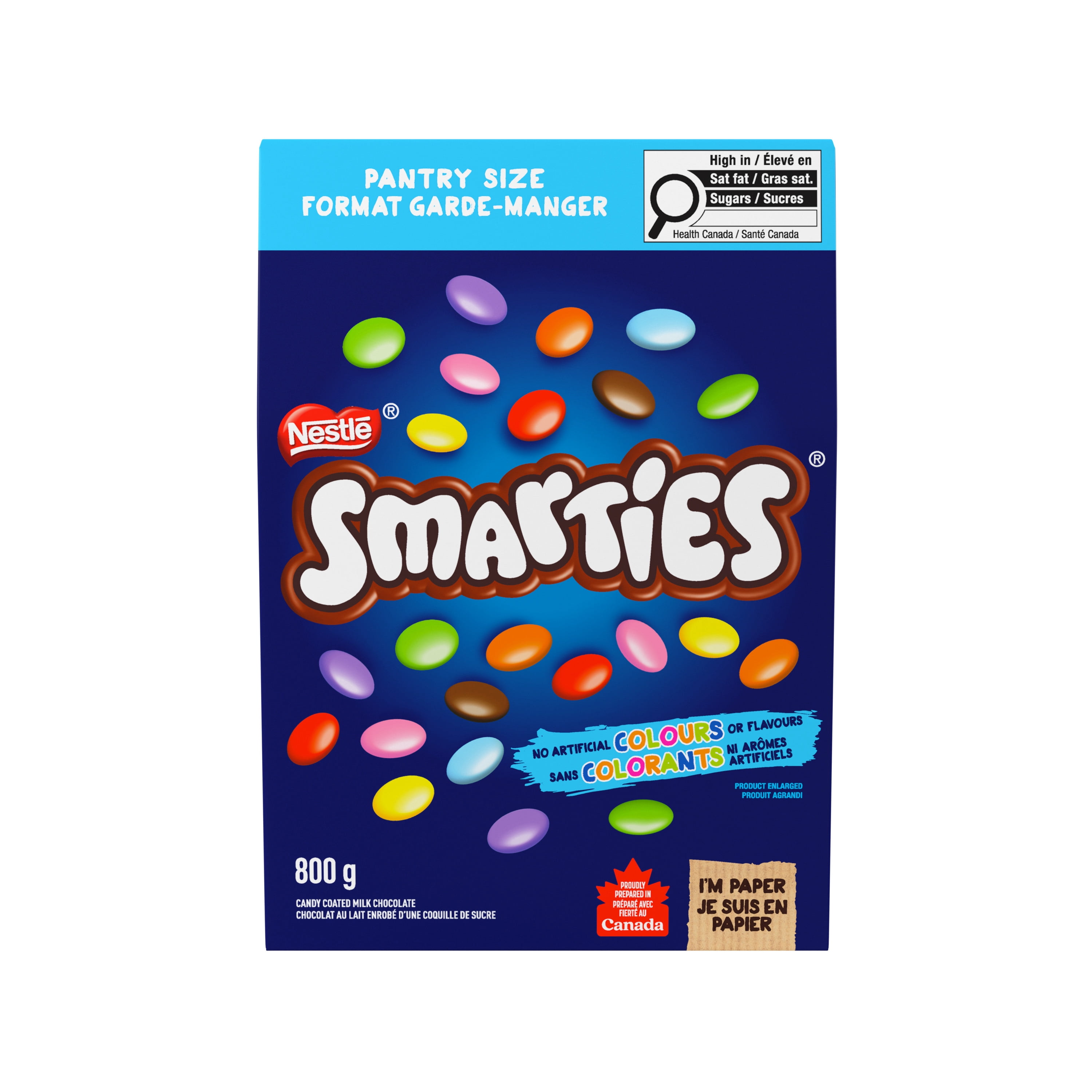 SMARTIES Milk Chocolate in a Colourful Candy Shell, Pantry Size, Prepared in Canada
