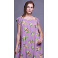 thumbnail image 2 of Bimba Pyjama pour Femmes Imprimé à Manches Courtes Longue Chemise de Nuit Tenue de Nuit pour Dames, 2 of 4