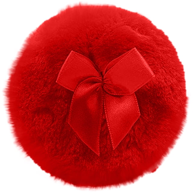 Hearth & Gear Puff en Poudre Douce pour Bébé 3.5 Pouces / Puff en Poudre avec Nœud / Puff en Poudre Réutilisable / Puff en Poudre Lavable Rond pour Visage Ou Éponge Faciale pour Enfants et Adultes