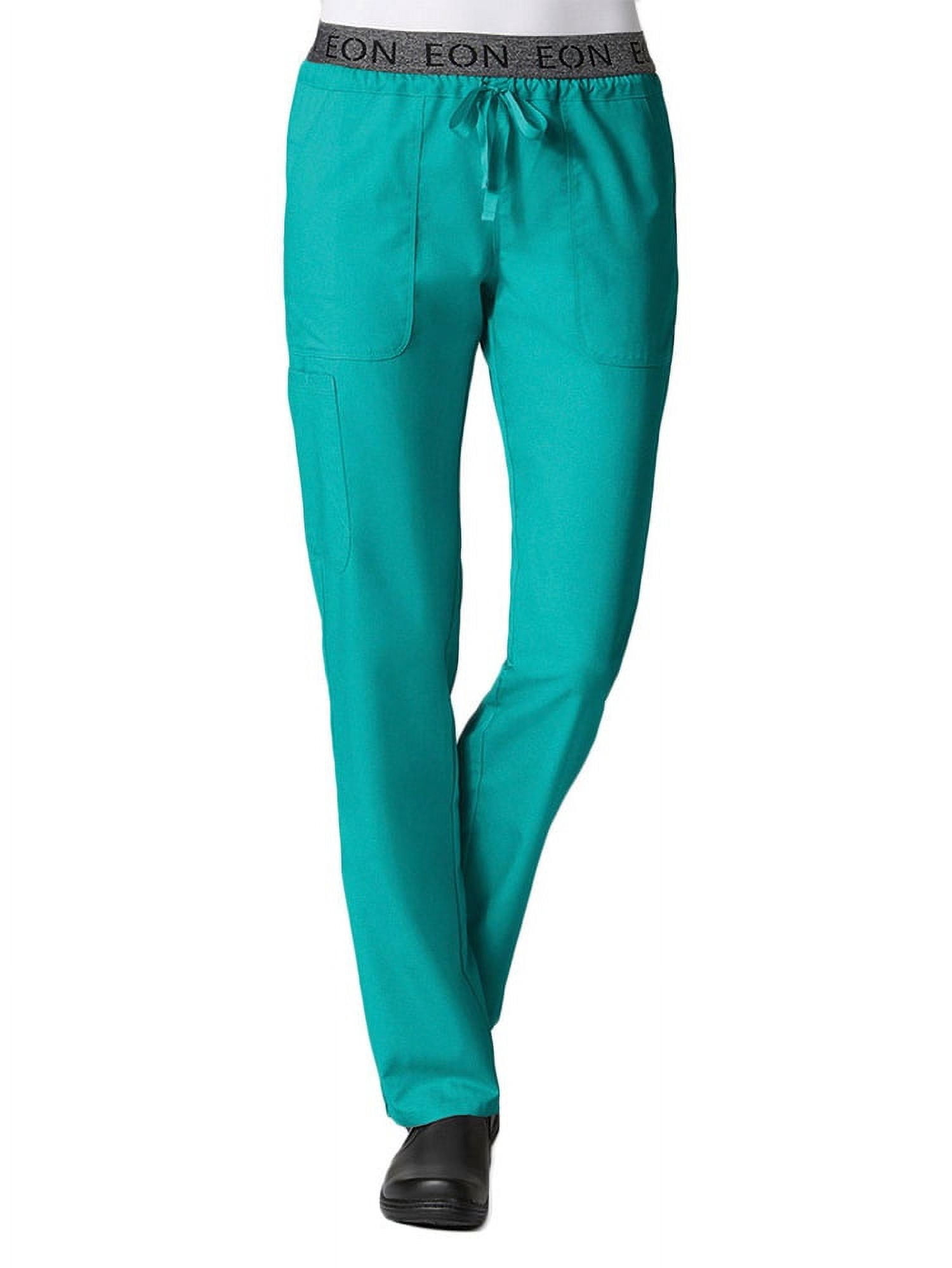 EON Women's COOLMAX Logo Elastic Drawstring Waistband Scrub Pant
