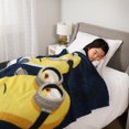thumbnail image 3 of Despicable Me Minions Curly Fur Throw, 50" x 60", 3 of 6
