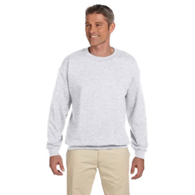 Gildan G180 Adult Heavy Blend 50/50 Fleece Crew - ASH - XS