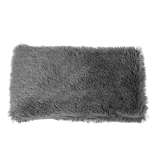 Maytalsory Easy To Clean Fluffy Puppy Blanket For Easy Maintenance Soft Warm Fluffy Pet Blanket Various Sizes dark grey M 1Set