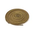 thumbnail image 1 of INSPIRE CHIC Unisex Round Rope Dual Colored Striped 1/5 Thick Boot Shoelace 90cm / 35.43" Yellow Black Brown, 1 of 4