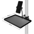 thumbnail image 1 of Lefu Sound Card Tray With Mobile Ph Clip for Microph Stand Live Tripod Bracket, 1 of 9