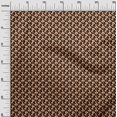 thumbnail image 2 of oneOone Viscose Jersey Rust Brown Fabric Chevron Geometric Craft Projects Decor Fabric Printed By The Yard 60 Inch Wide, 2 of 5
