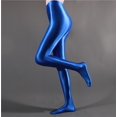 thumbnail image 4 of Ultra Thin Transparent Shiny Crotch Dance Yoga Pants Large, 4 of 5