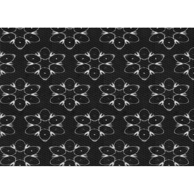 Ahgly Company Tapis d'Intérieur Lavables en Machine, Rectangle Transitionnel, Zone Noire, 7' x 9'