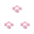 thumbnail image 2 of Decodeary 50pieces Low Maintenance Soft Texture Fabric For Albums And Decorations Realistic Appearance Fiber Wide Application Pink 4.5cm 3Set, 2 of 6
