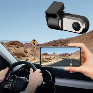 FHBVT Dash Cam 1080P HD with 140掳 Wide Angle Lens Mini Screen and Night Vision for Clear and Safe Driving Recording Automatic Loop Recording and Parking Mode for Maximum Vehicle Protection