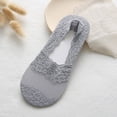 thumbnail image 2 of Womens Liner Socks Low Cut Non Slip Ankle Socks Hidden Cushioned Socks For Flat Boat, 2 of 3