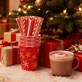 thumbnail image 4 of Amzcrzy Paper Disposable Tableware Set Red Snowflake Christmas Theme Party Tableware Disposable 7-Inchs 9-Inchs Paper Plates Paper Cups Tissue Set Of Party-Themed Paper Plates Set, 4 of 6