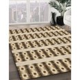 thumbnail image 3 of Ahgly Company Tapis Rond Lavable en Machine Intérieur Transitionnel Rouge Brun, 8 Pieds Rond, 3 of 7