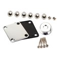 thumbnail image 4 of Esquirla Guitar Neck Plate Set Electric Guitar Hardware Set for Electric Guitars Bass Argent, 4 of 8