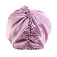 thumbnail image 1 of MesaSe Adjustable Satin Faux Silk Bonnet Front Knot Back Adjustable Buckle Large Long Curly Hair Wrap Elastic Drawstring Beauty Hat, 1 of 10