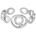 thumbnail image 1 of TIMIFIS Silver Rings Titanium Steel Plated 26 Letter English Opening Finger Hollow Valentine'S Day Gift, 1 of 1