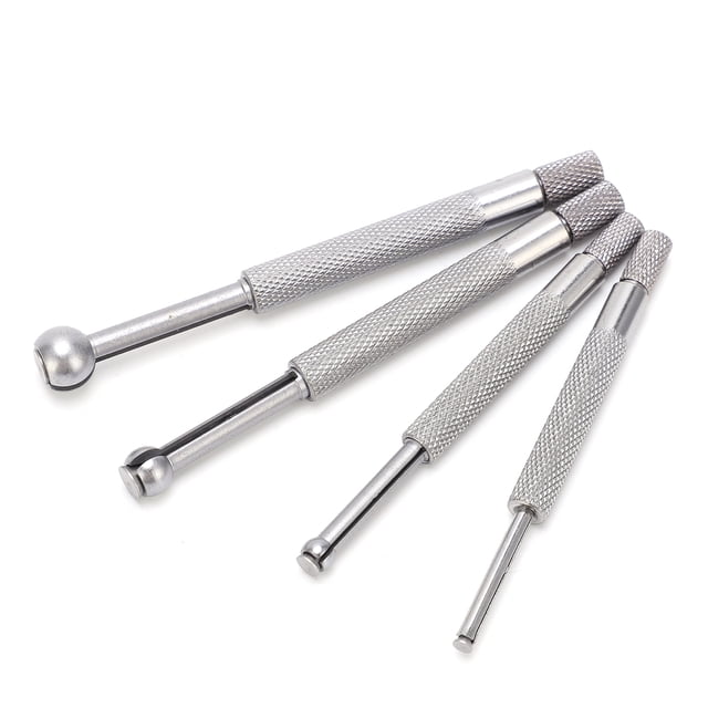 Telescoping Gauge Set, Four Different Sizes 4ps Telescopic Gauge For Small Hole For Groove For Woodworking For Slit