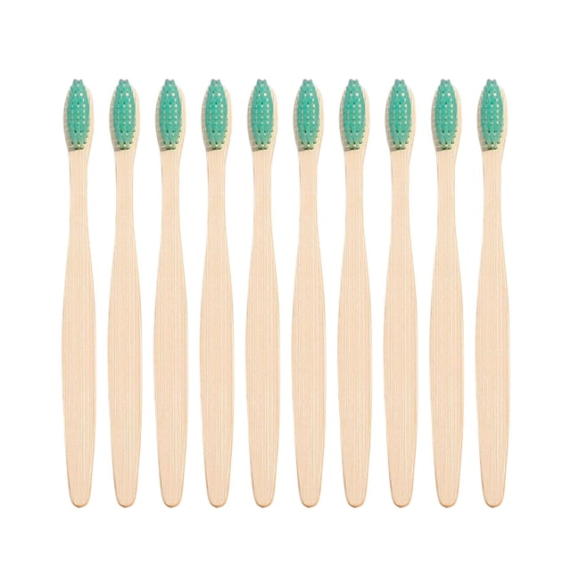 WIFKLSIIPG Toothbrush Adult Toothbrush Soft Bristles Toothbrush 10 Individually Packaged