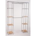 thumbnail image 2 of TRINITY EcoStorage Expandable Closet Organizer |56”-78”W x 14”D x 84”H|Chrome, 2 of 6