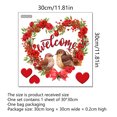 thumbnail image 3 of PEONAVET Valentines Sticker Sticker Decoration Sticker Tape 500 Per Roll, 3 of 5