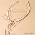 thumbnail image 1 of Becaristey Distinct Layers Choker Necklace Classic And Bohemian Shell Necklace Necklace Is Designed Figure 3, 1 of 6