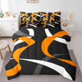thumbnail image 1 of Erosebridal Geometric Stripe Bedding Sets Twin Size,Abstract Artwork Comforter Sets with Sheets,Geometry Lines Decor,Reversible,7pcs, 1 of 5