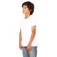thumbnail image 3 of Bella Canvas Jersey Short-Sleeve Tee 3001Y, L, White, 3 of 3