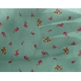 thumbnail image 4 of oneOone Georgette Viscose Fabric Leaves & Flower Floral Print Sewing Fabric BTY 42 Inch Wide, 4 of 4