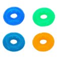 thumbnail image 4 of Pet Chew Toy Training Squeak Ring Ball Training Squeak Ball Pet TPR Teeth Molar Sound Interactive Game Toy, Orange, S, 4 of 9
