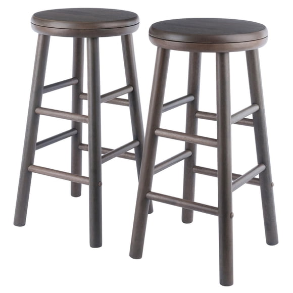 Shelby 2pc Swivel seat Counter Stool Set