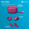 thumbnail image 2 of JLab GO Pop ANC Écouteurs Bluetooth, Étui de Chargement, Fuchsia, 2 of 6