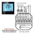 thumbnail image 2 of Climatiseur Domestique Intelligent Contrôleur de Température Programmable Thermostat de Processus Numérique Intelligent, Installation Facile, 2 of 7