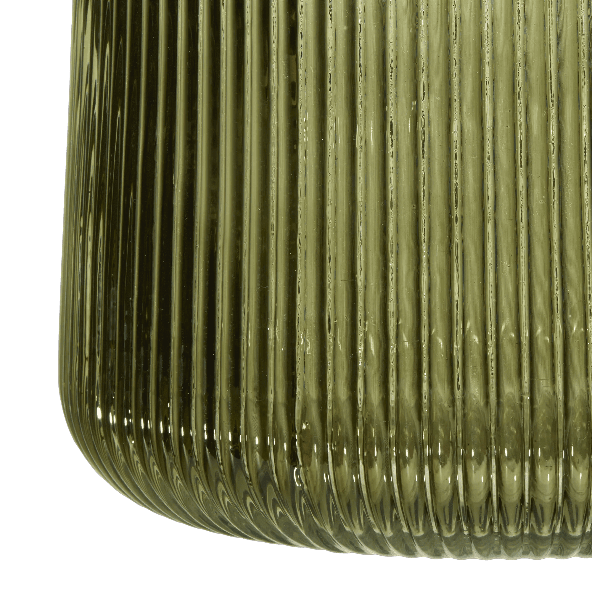 Vase en verre décoratif Bouclair vert