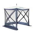 thumbnail image 1 of CLAM Quick-Set Traveler 6 x 6 Foot Portable 4 Sided Canopy Shelter, Blue, 1 of 9