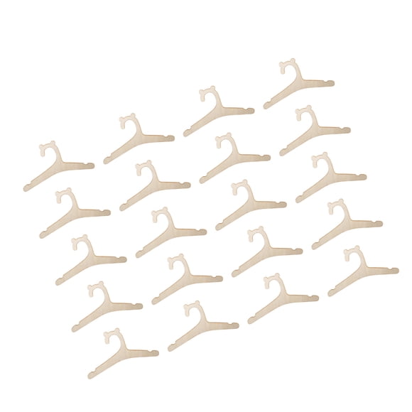 Suit Hangers, 20PCS Wood Bear Hanger Wooden Baby Hangers Anti Crack for Clothing Display