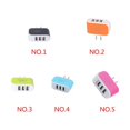 thumbnail image 1 of Universal Candy Color 3 USB Multi-Port adapter; USB wall charger Wall Charger US Plug Wall Adapter Cube Block AC 110-220V 5V, 1 of 9