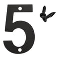 thumbnail image 1 of Penkiiy 4.7 In Floating Address House Number Modern Black Metal Letters Garden Garage Mailbox Decor Number Nail Kit Visual Sign, 1 of 7