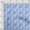 thumbnail image 2 of oneOone Polyester Spandex Light Blue Fabric Abstracts Fabric For Sewing Printed Craft Fabric By The Yard 56 Inch Wide, 2 of 5