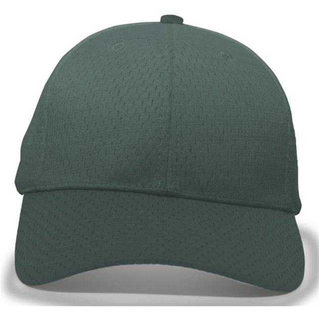 Pacific Headwear 805M.035.OS Coolport Mesh Hook & Loop Adjustable Cap, Dark Green - One Size