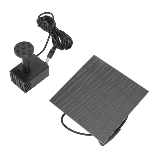 Solar Water Pump Kit, ABS Material Large Energy Panel 7V 1.2W DIY Solar Water Pump Kit Eco Friendly For Bird Bath